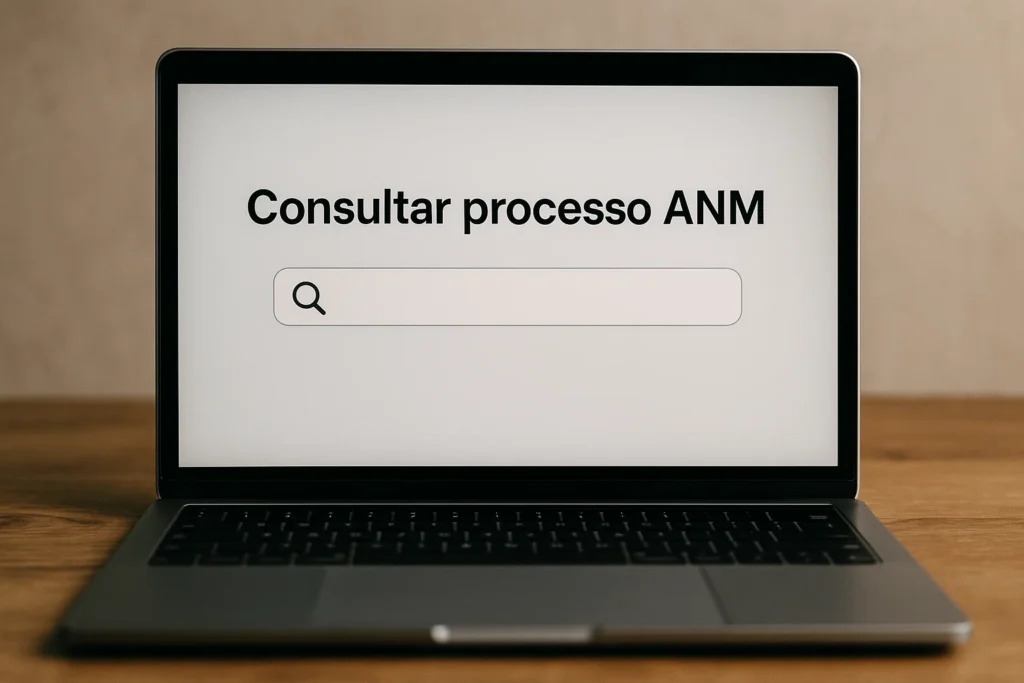 Consultar processo ANM