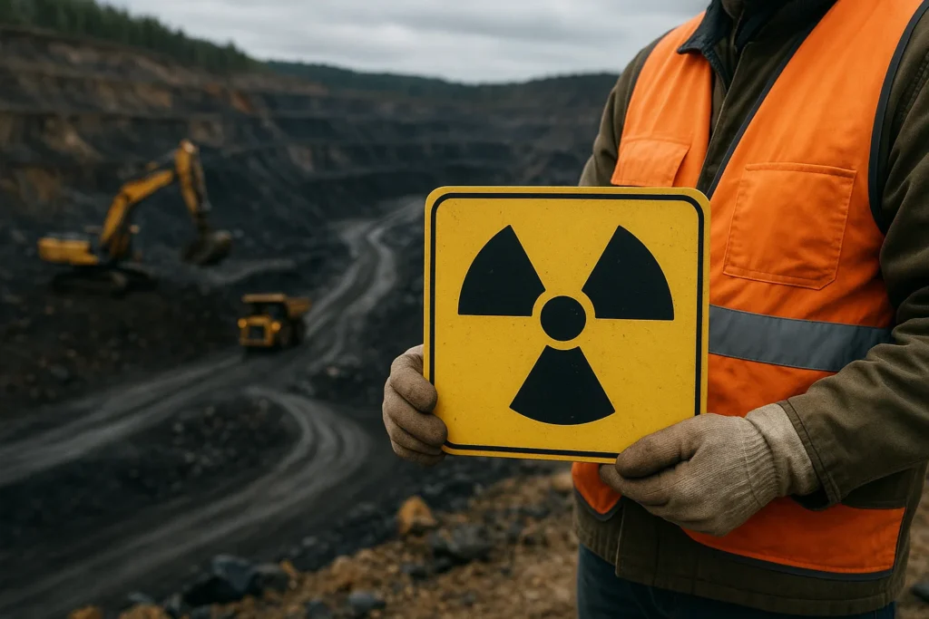 Imagem fictícia gerada por AI para representar os riscos regulatórios na mineração